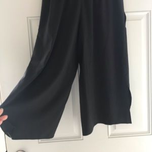 3 for $25 Black Wide Leg Yoga Capris